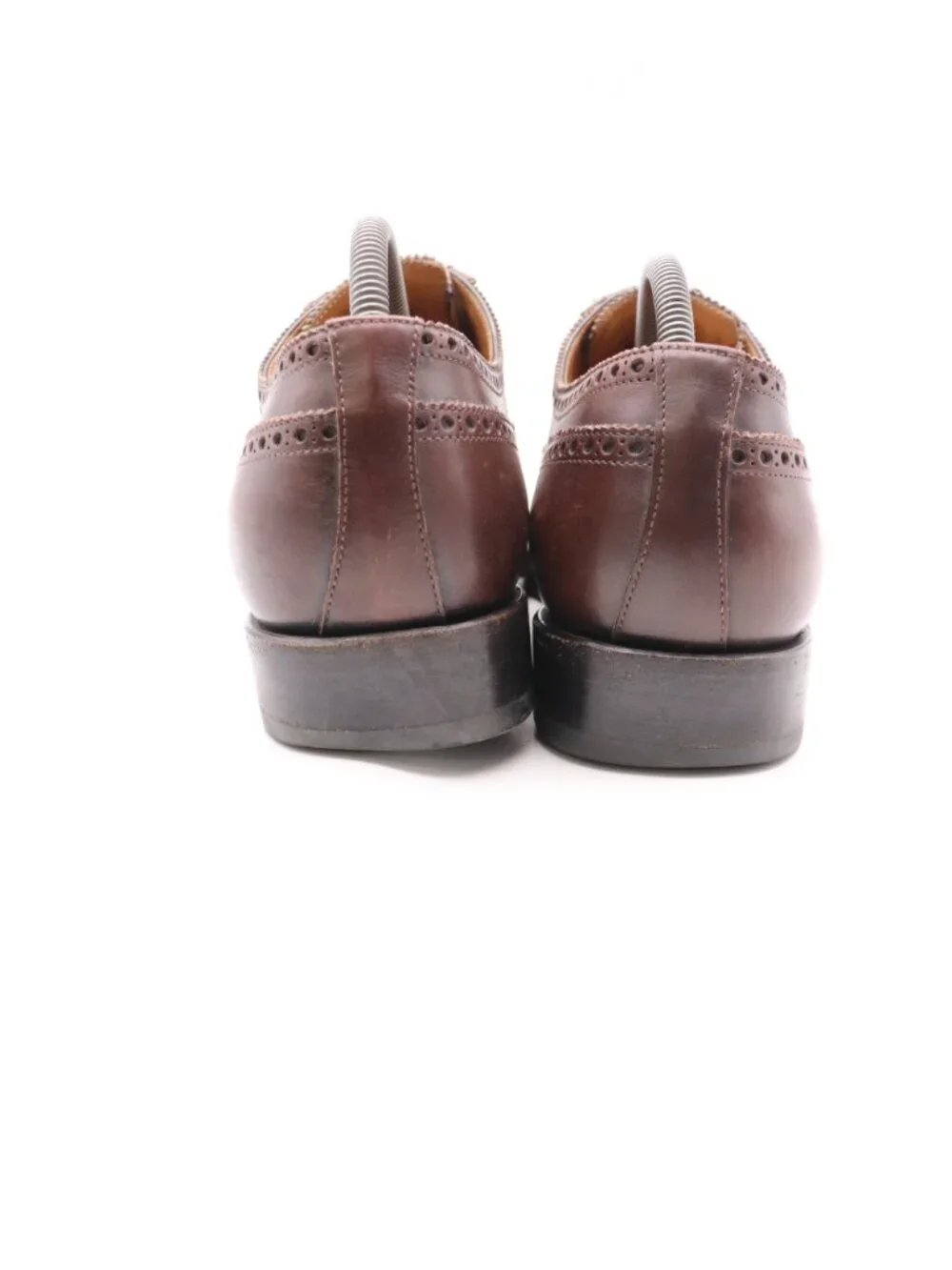 Suitsupply Oxford Wingtip Men's Size 9 Brown Leather Derby Dress Shoes Lace Up